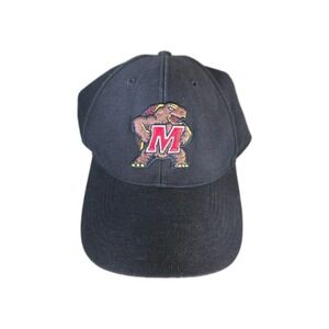 University of Maryland Terps '47 Brand Strapback Zephyr Hat Cap Black